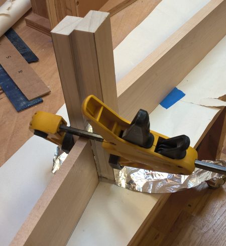 Gluing the scarf joint